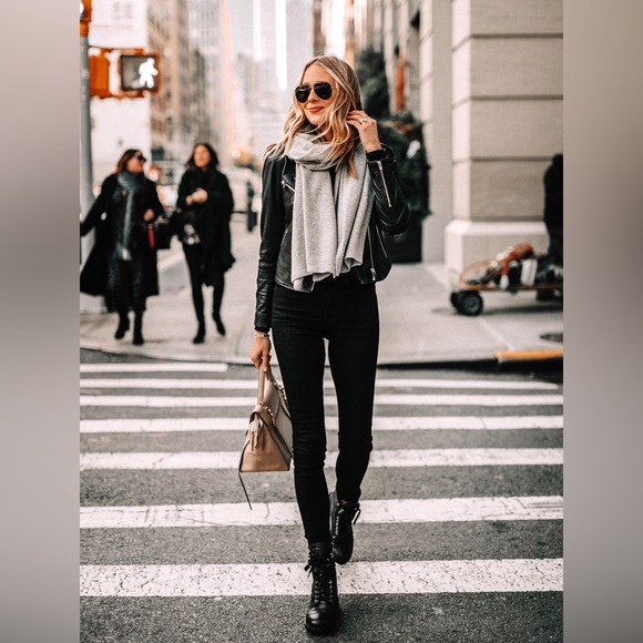 New Chanel Shiny Goatskin Cap Toe Combat Boots 37.5 Black $1850 - Picture 13 of 16